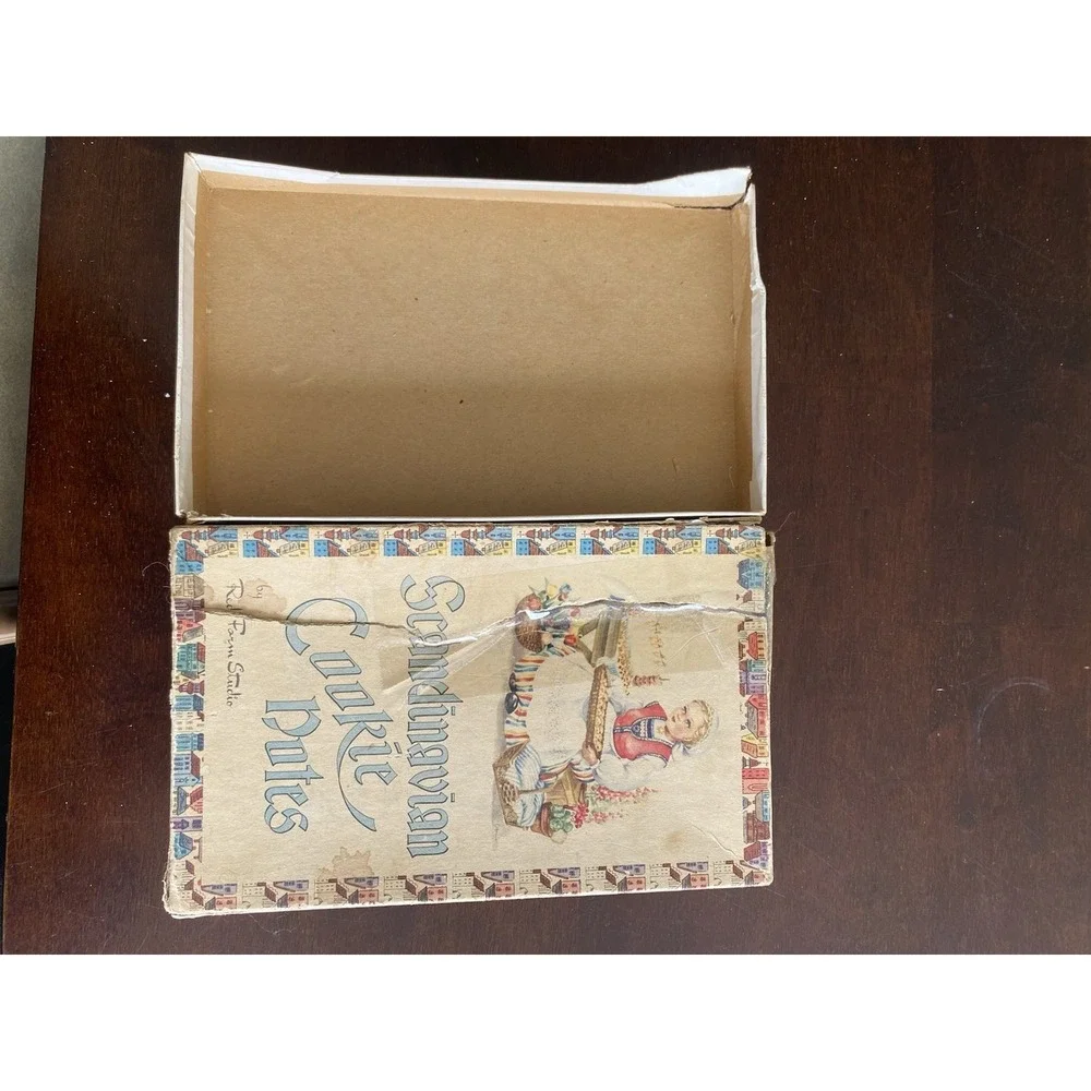 Scandinavian Cookie Notes Recipes W/ Envelopes